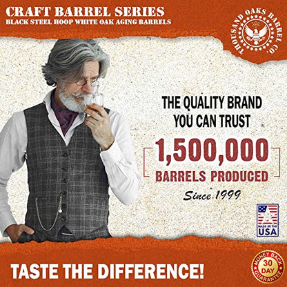 5 Gallon Oak Aging Barrel with Stand, Bung and Spigot - Wooden Whiskey Barrel Wine Barrel (20 Liter) - For The Home Brewer, Distiller, Wine Maker and Cocktail Aging Bartender - size: 20 Liter