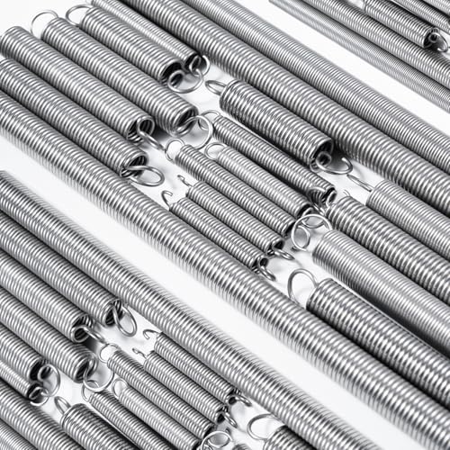 6pcs Extension Springs,0.03"x0.4"x6.5" 304 Stainless Steel Extension Springs with Hook Ends 6.5inch - size: 0.03"x0.4"x6.5"