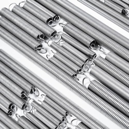 6pcs Extension Springs,0.047"x0.4"x2.76" 304 Stainless Steel Extension Springs with Hook Ends 2.76inch(6, 0.047"x0.4"x2.76") - size: 0.047"x0.4"x2.76"