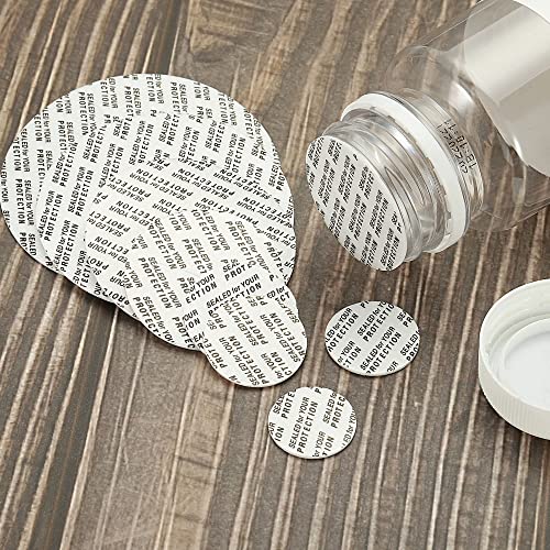 PATIKIL 51mm/2.01" Foam Lid Liner, 50Pack PS Foam Resistant Tamper Pressure Sensitive Seal for Bottle Cap Liners Seals - size: 51mm