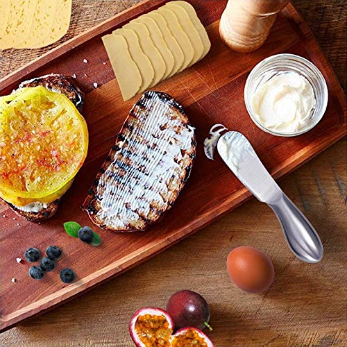 PEPAXON Butter Knife Butter Spreader Cheese Slicer Stainless Steel Ergonomic Handle 14.5x2cm