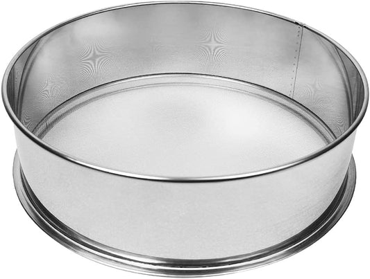 12 Mesh Vibrating Sifter, Stainless Steel Replacement Sieve for Powder Sifter | stainless steel sieve, uniform filtration, corrosion resistant, easy to clean, replacement screen for vibrating sifter - size: 12 mesh