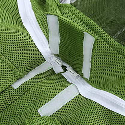 Beekeeping Suit,Full Body Beekeeper Suit,Ultra Ventilated Beekeeping Suit,Beekeeping One Piece Suit for Men Women, Beekeepers (XXL) - size: XXL