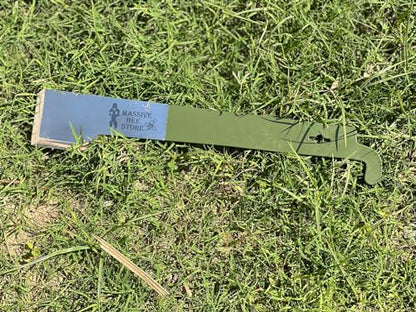 Frame Lifter and Scraper J Hook Tool Hive Tool Beekeeping Equipment (J Shaped:11 inch) (Olive Green/Two Pcs) - color: Olive Green/Two Pcs