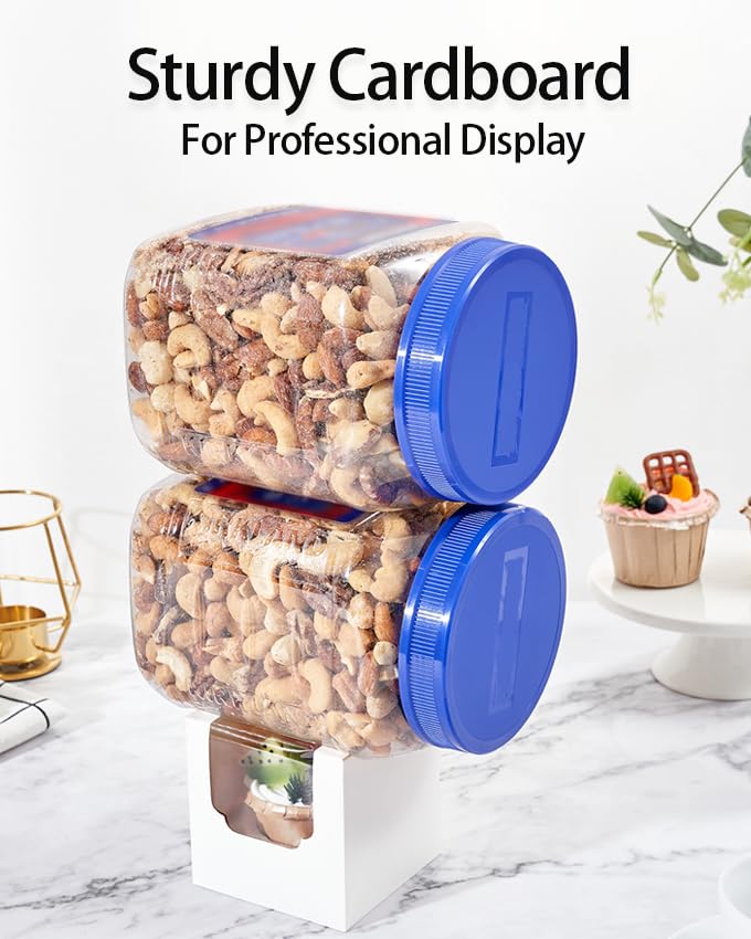 Happyhiram Cupcake Boxes 200 Pcs Bulk white Individual Cupcake Box, Single Cupcake Containers Paper Holders with Inserts and Window for Muffins Cocoa Bombs Packaging Togo Boxes - color: Pure White, size: 200-Count