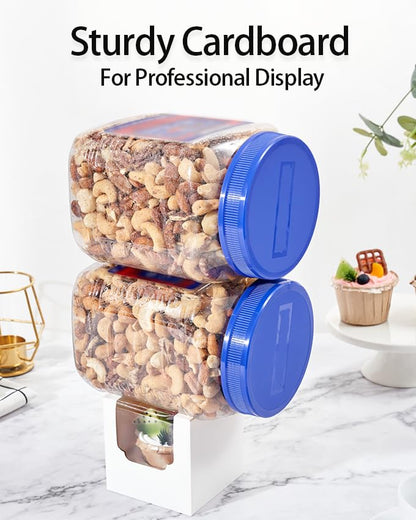Happyhiram Cupcake Boxes 200 Pcs Bulk white Individual Cupcake Box, Single Cupcake Containers Paper Holders with Inserts and Window for Muffins Cocoa Bombs Packaging Togo Boxes - color: Pure White, size: 200-Count