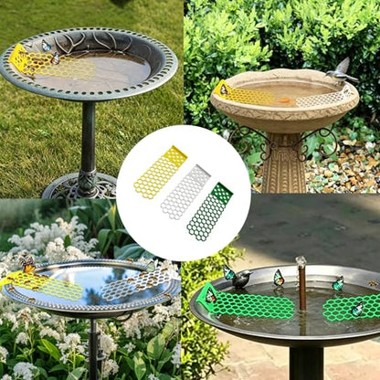 3 Pcs Floating Bee Ladder, Bees Watering Station, Butterfly Bee Waterer Feeding, Beekeeping Feeding Equipment for Prevent Insect Drowning, Beehive Watering System, Outdoor Garden Decor