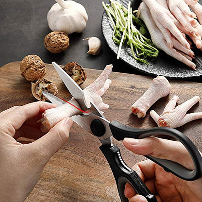 Kitchen Utensil Set-Silicone Cooking Utensils-33 Kitchen Gadgets & Spoons for Nonstick Cookware-Silicone and Stainless Steel Spatula Set-Best Kitchen Tools, Useful Pots and Pans Accessories - color: Black