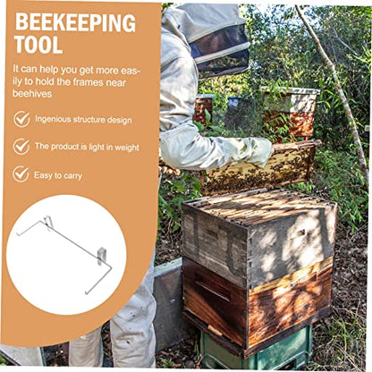 YARNOW 2pcs Honey Bee Hive Frame Holder Beehive Rack Beekeeping Stand Storage Shelf Beehive Hanger