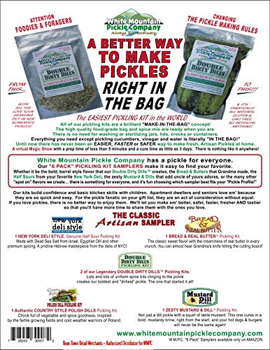 White Mountain Pickle Company The Classic Artisan Sampler Pickling Kit