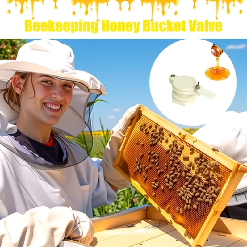 2pcs Bee Honey Gate Valve Extractor Tap Bee Bottling Equipment Gate Valve Beekeeping Tool