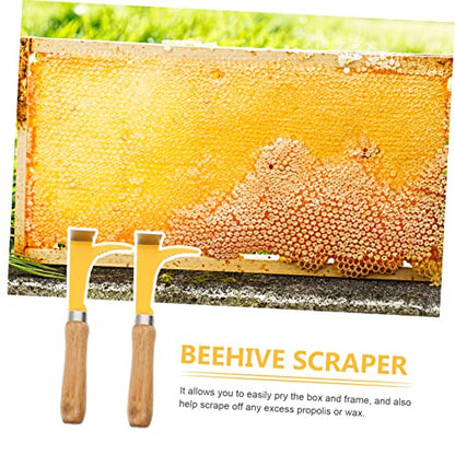 2pcs Elbow Knife Bee Hive Hand Tool Beekeeping Equipment for Bee Hive Scraper