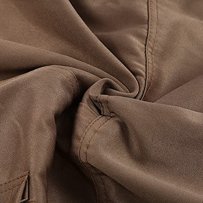 AYNEFY Beekeeping Protective Suit, One Piece Bee Suit for Beekeepers with High Definition Veil and Zipper, Light Brown Polyester Cotton Material, Foldable (XXL) - size: XXL