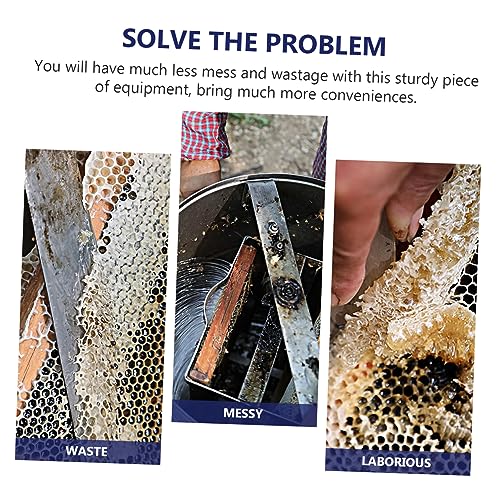 GALPADA Beekeeper Honeycomb Scraper Tool Multi-Functional Honey Shovel and Uncapping Fork for Efficient Honey Harvesting Comfortable Grip for Beginners Professionals
