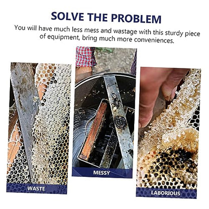 GALPADA Beekeeper Honeycomb Scraper Tool Multi-Functional Honey Shovel and Uncapping Fork for Efficient Honey Harvesting Comfortable Grip for Beginners Professionals