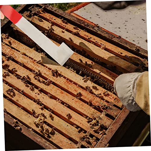 BESPORTBLE Bee Hive Brush Tool Bee Brush j Hook Scraper Beekeeping Tools Set Lightweight Portable for Beekeepers