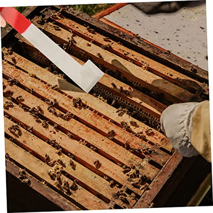 BESPORTBLE Bee Hive Brush Tool Bee Brush j Hook Scraper Beekeeping Tools Set Lightweight Portable for Beekeepers