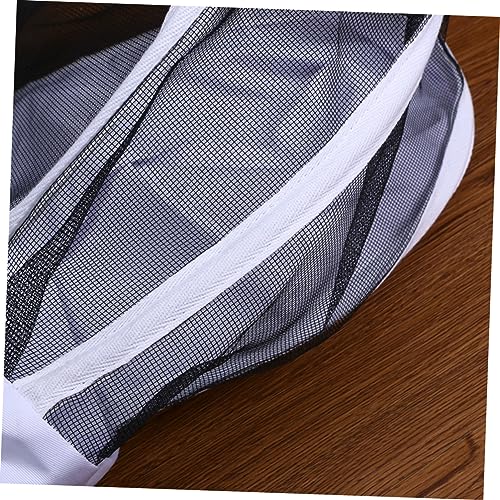 Professional Full Body Beekeeping Suit Veil Hood Size XXL White Elastic Cuffs Ankles Proof Clothing