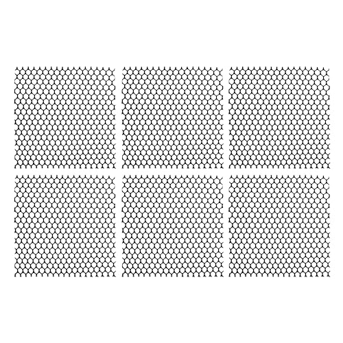 Drain Mat for Cheese - Pack of 6 - Cheese Making Black Mat Plastic - Cheese Ripening and Drying Mesh