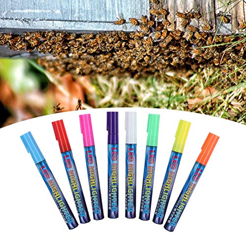 Queen Marking Pen, 8PCS Bee Pens Queen Bee Marking Kit for Beekeeping Supplies Beekeeper Tools