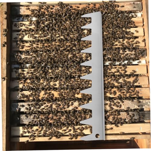 LIOOBO Bee Keeping Equipment Beehive Equipment Spacer Tool Beehive Frame Strip Beehive Frame Spacer Spacing Tool Beekeeper Beekeeping Tool Beehive Tool Beekeeper Tool Stainless Steel