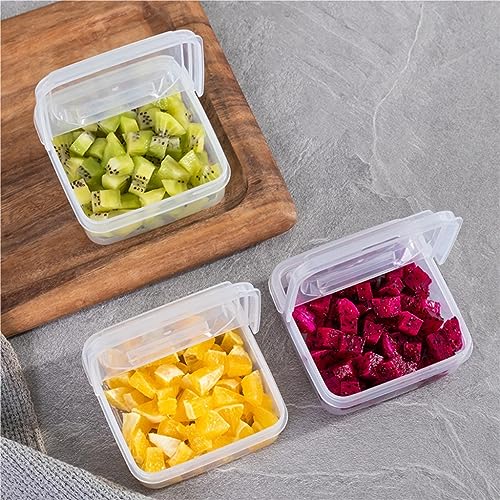 Food Storage Container Flip Cheese Storage Box Refrigerator Fruit Fresh-Keeping Box Butter Packing Box Storage Fresh-Keeping Box Kitchen Refrigerator Food Organizer - size: F