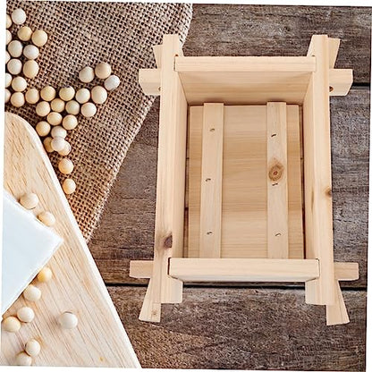 Tofu Maker Mold Wooden Tofu Press and Cheese Capacity Design for Easy Pressing and Diy Enthusiasts