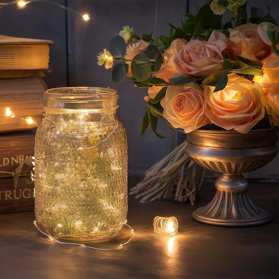 LUODA 32 OZ Wide Mouth Mason Jars, 6 PACK Glass Mason Jars with airtight Lids, Quart mason jars wide mouth for Preserving, Meal Prep, Overnight Oats, Sauces,Honey, Jam, Yogurt or Jar Decor