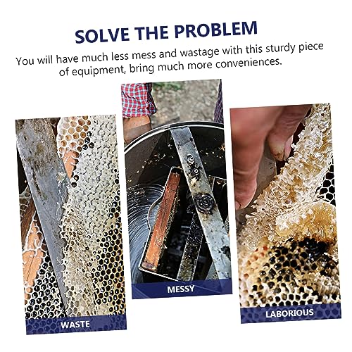 BESPORTBLE Beekeeper Honeycomb Scraper and Honey Shovel Tool for Easy Honey Harvesting Uncapping Fork for Beekeeping