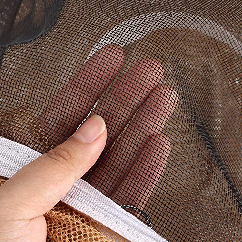 Beekeeping Cowboy Hat, Beekeeping Hat with Veil Bee Veil Hat with Visibility Veil Profional Beekeeper Hat Beekeeping Gear High lengthy Elastic Shoulder Strap