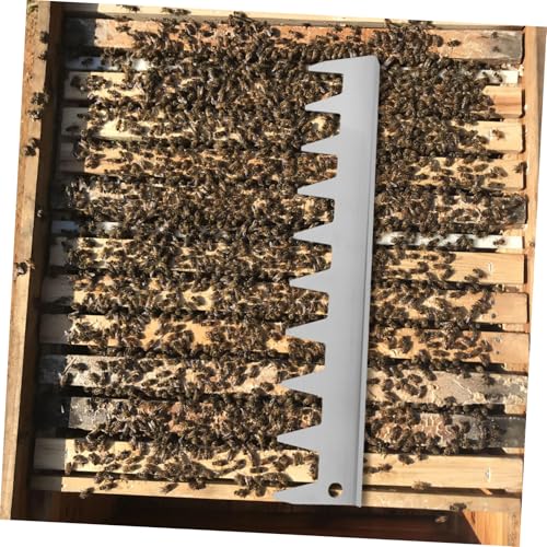 Hemoton Beehive Frame Spacer Tool Stainless Steel Deck Spacer for Beekeeping Equipment Optimal Frame Organization Stability for Honeycomb Formation Beekeeping Tool