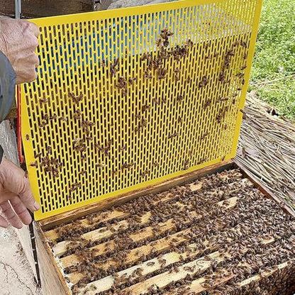 12PCS Plastic Queen Excluder for 10 Frame Beehive - Smooth Edges No Harm to Bees' Wings, Bee Separator to Keep Queen Out of Honey Boxes, Essential Beekeeping Supplies for Beekeepers 20x16"