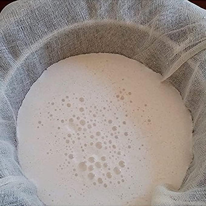Grade 100 Cheese Cloth for Straining & Cooking; 78x44 Inch; 100% Unbleached Cotton Cheesecloth 24 Sq.Ft; Reusable, Butter Muslin Fabric, Ultra Fine Cooking - Nut Milk Strainer & Filter (2 Yard)