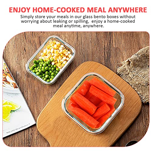 KOMUEE 24 Pieces Glass Food Storage Containers Set, Meal Prep Containers, BPA-Free Airtight Glass Storage Containers with lids, Freezer, Microwave and Oven Safe, Red - color: Red