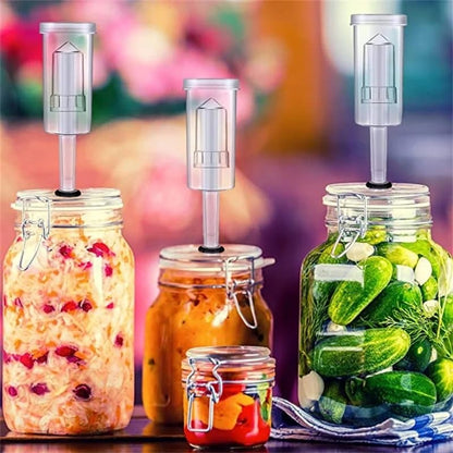 Plastic Airlock Homebrew Airlock Set with Silicone Grommets for Preserving Brewing Making Wine Fermenting Sauerkraut Kimchi(5pcs) - color: 5pcs