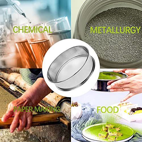 Sidasu Vibrating Sifter Mesh Screen Stainless Steel Vibrating Sieve Mesh Screen 50 Mesh for Automatic Powder Sifter Machine - size: 50 mesh