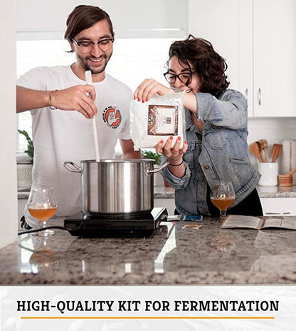 Craft A Brew - Fermentation Jug 1-pack - For Home Brewing - Includes 1 Gallon Glass Fermenter Jugs, Airlocks, and Silicone Stopper - size: 1 Pack