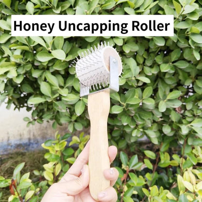 Honey Uncapping Roller,Honey Extractor Manual,Plastic Needle Roller Uncapper Extractor Tool Uncapping Needle Roller Bee Honey Comb Extracting Beekeeping Beekeeper Equipment Tool