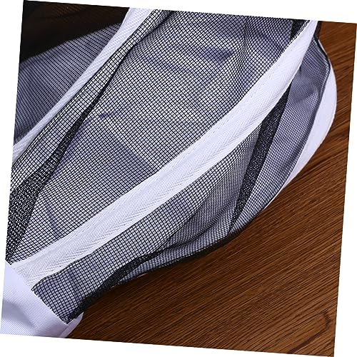 Outanaya Elastic Cuffs Removable Veil Beekeeping Suit Full Body Professional Grade XXL White