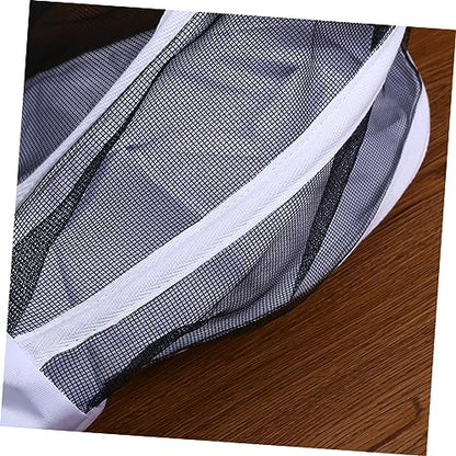 Outanaya Elastic Cuffs Removable Veil Beekeeping Suit Full Body Professional Grade XXL White