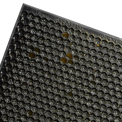 Honey Keeper 6" Bee Frame Foundations - Beeswax Coated Black Foundation Sheets for Medium Super Beehives, 10 Pack
