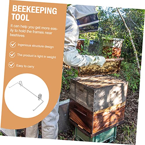 Totority 1pc Beekeeping Frame Holder Convenient Beehive Storage Rack for Beekeepers Space-Saving Apiculture Tool for Garden Farm and Balcony Use
