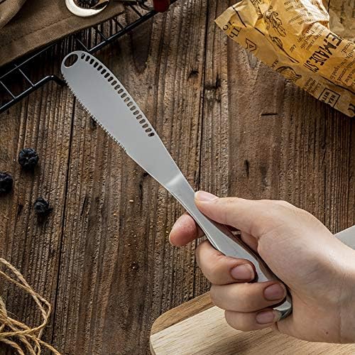 Stainless Steel Butter Spreader, Butter Knife, 3-in-1 Knife Butter Spreader & Kitchen Gadget, Cold Butter Spreader, Curler & Micro Grater