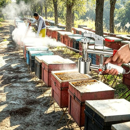 Oxalic Acid Vaporizer for Bees, Butane Powered Hive Vaporizer, Beekeeping Tools with 1.1 IB Oxalic Acid Crystals, for Comb Maintenance