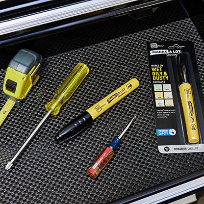 Avery Marks A Lot UltraDuty Permanent Markers, Chisel Tip, Water Resistant, 1 Black Industrial Marker (29845)