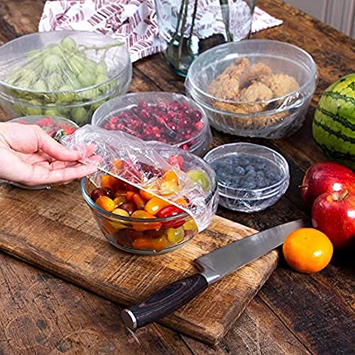 Fresh Keeping Bags - Reusable Elastic Food Storage Covers with Elastic Edging - Stretch Plastic Wrap Bowl Covers (100Pcs) - color: 100Pcs