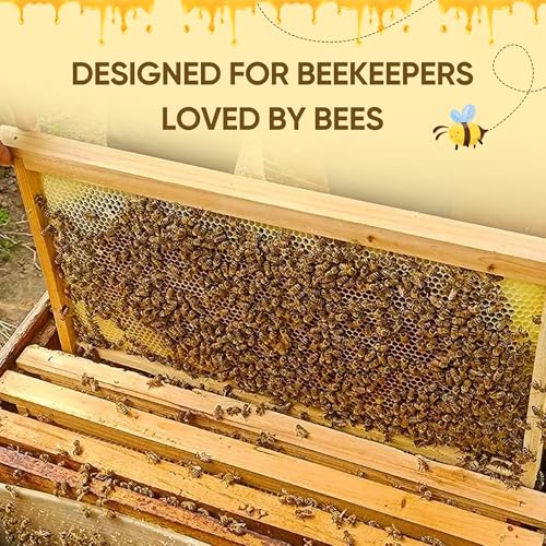 HOMNATURE Pure Beeswax Sheets 30 Pack for Candle Making, Honeycomb Wax Sheets 7.7 x 16.7 in, Natural Yellow Bee Wax Paper for DIY Candles, Beehive Wax Foundation for Crafts & Molds