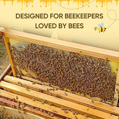 HOMNATURE Pure Beeswax Sheets 30 Pack for Candle Making, Honeycomb Wax Sheets 7.7 x 16.7 in, Natural Yellow Bee Wax Paper for DIY Candles, Beehive Wax Foundation for Crafts & Molds