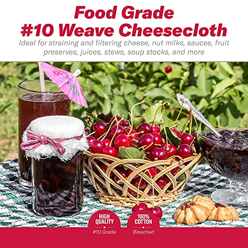 GoodCook Everyday 100% Cotton Cheesecloth, 2 square yards, Bleached - size: 1 Count (Pack of 1)