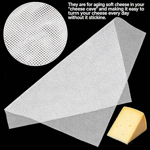 5pcs Cheese draining/ripening mat 8’’Cheese Drying Mats Cheesemaking equipment Cheese making at home (8'')